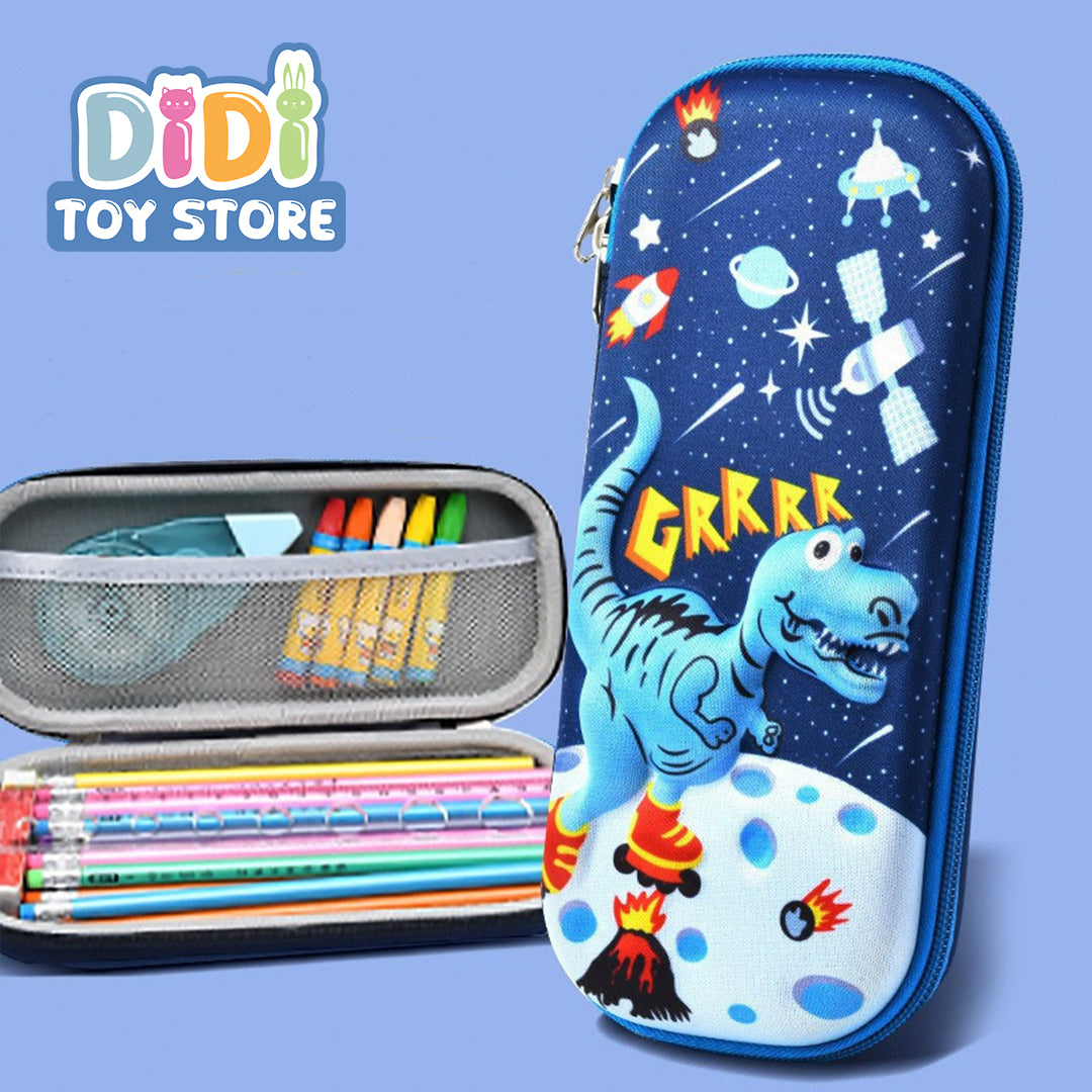 3D Pencil Case Dino