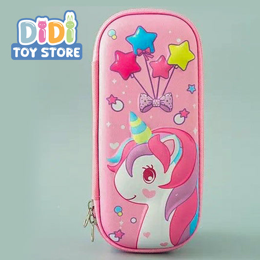 3D Pencil Case Unicorn