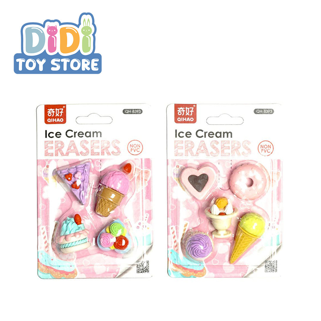 Sweet Treats Eraser Set (9 Pieces)