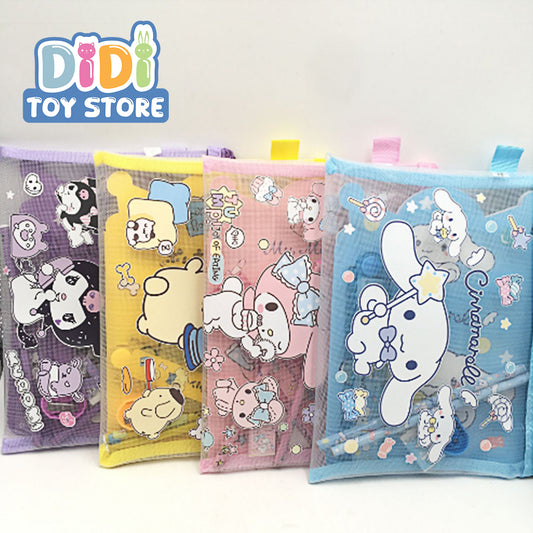 Sanrio Stationery Pouch Set - Cinnamoroll / My Melody / Kuromi