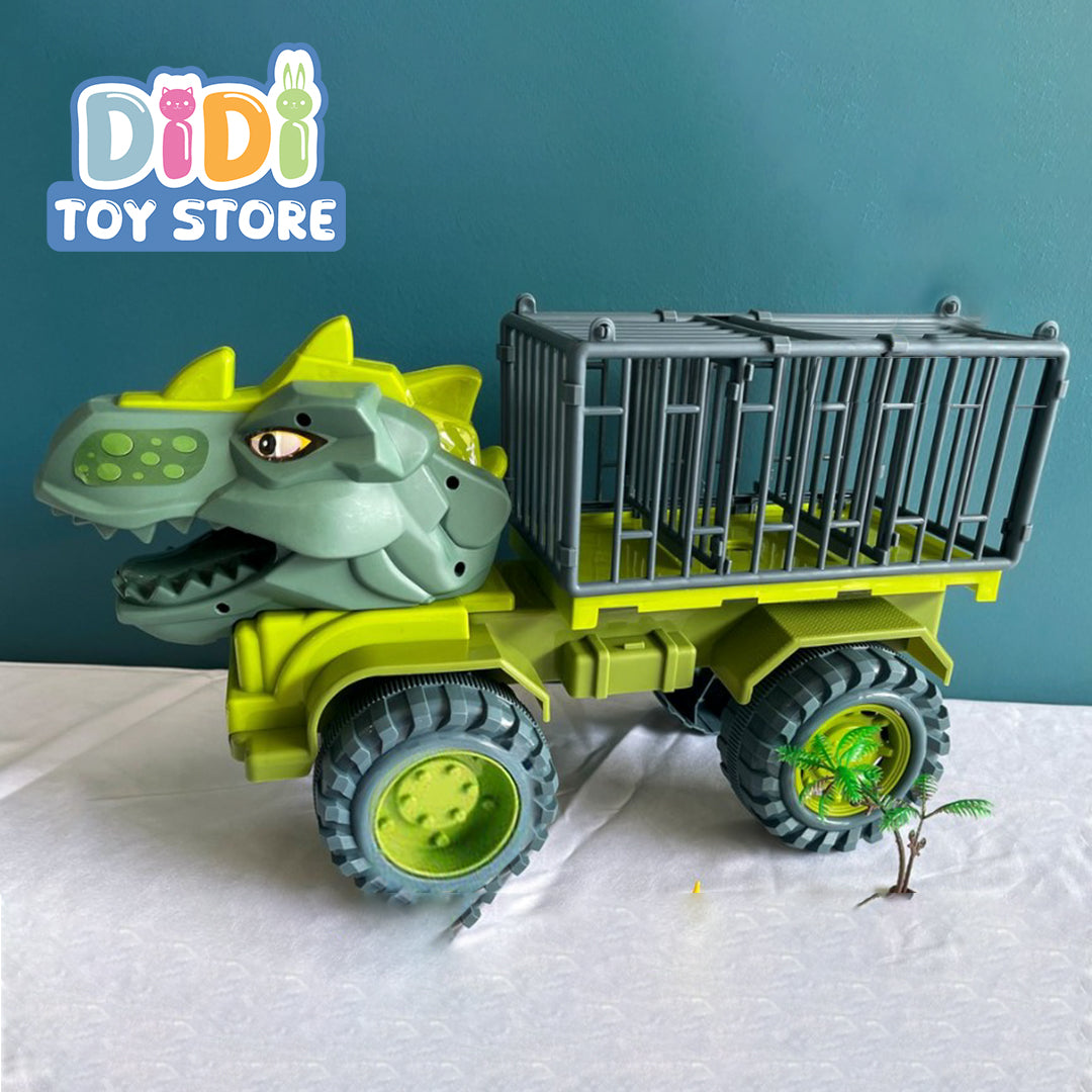 Dinosaur Cage Transport Truck Toy