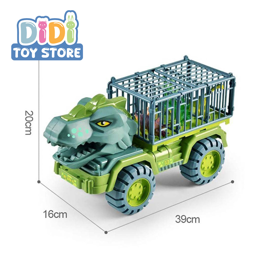 Dinosaur Cage Transport Truck Toy